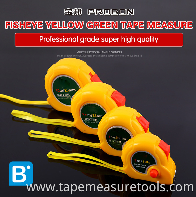 high quality double brake 3m 5m 7.5m 10m custom steel measuring tape